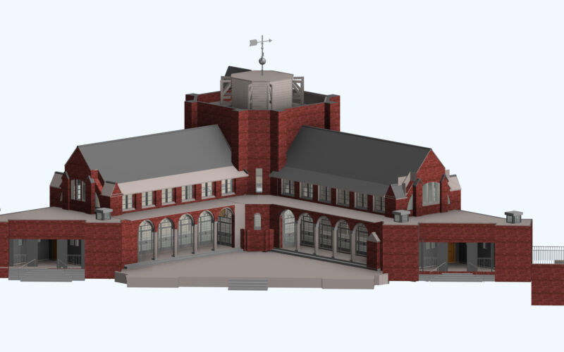 BIM Rendered Model Chapel